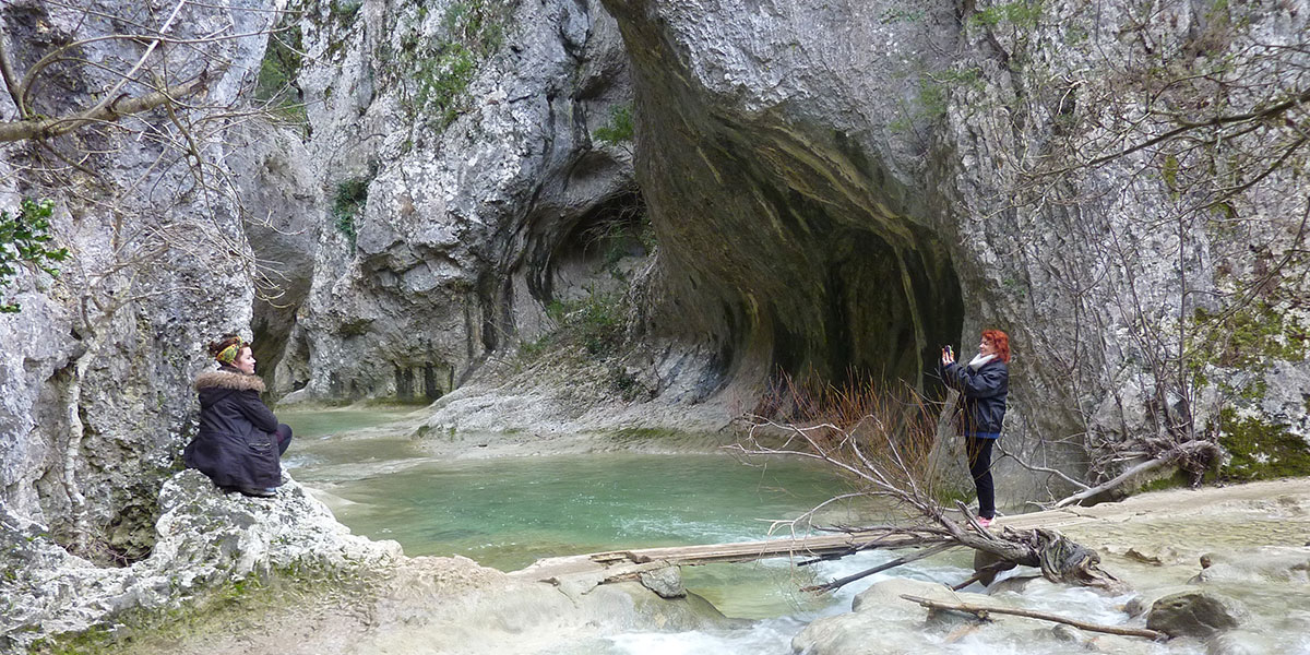 The wild gorges of the Concluses de Lussan