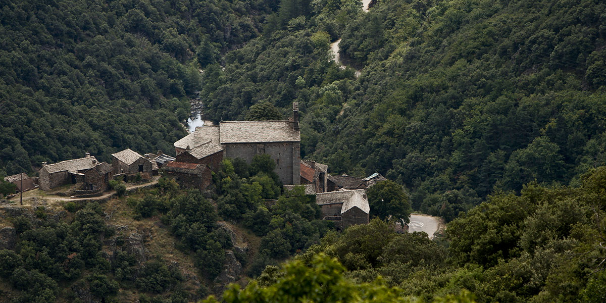 Le village de Thines au cœur des Cévennes